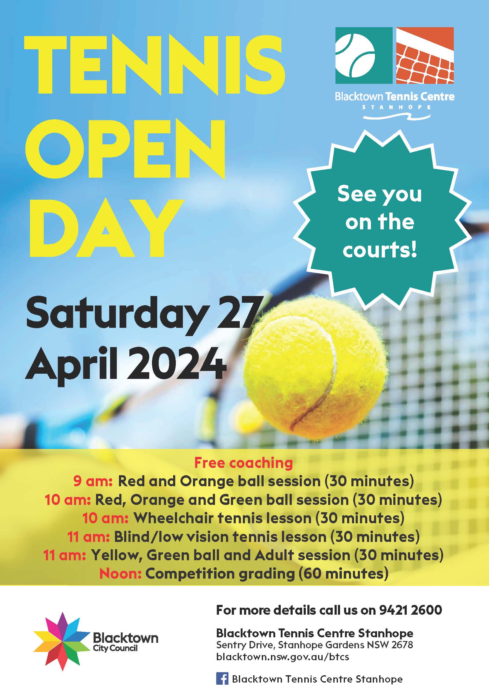 Blacktown Tennis Centre Stanhope Blacktown Key Venues